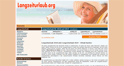 Desktop Screenshot of langzeiturlaub.org